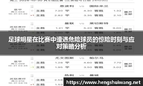 足球明星在比赛中遭遇危险球员的惊险时刻与应对策略分析